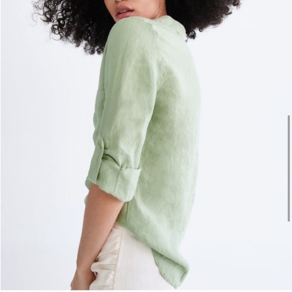 COPY - Zara NWT Linen short shirt - Picture 5 of 5